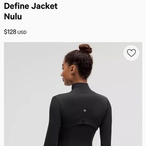 lululemon athletica Define Jacket Nulu -black